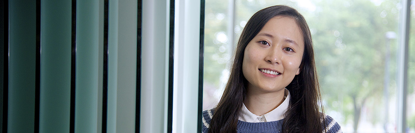 Female student smiling.