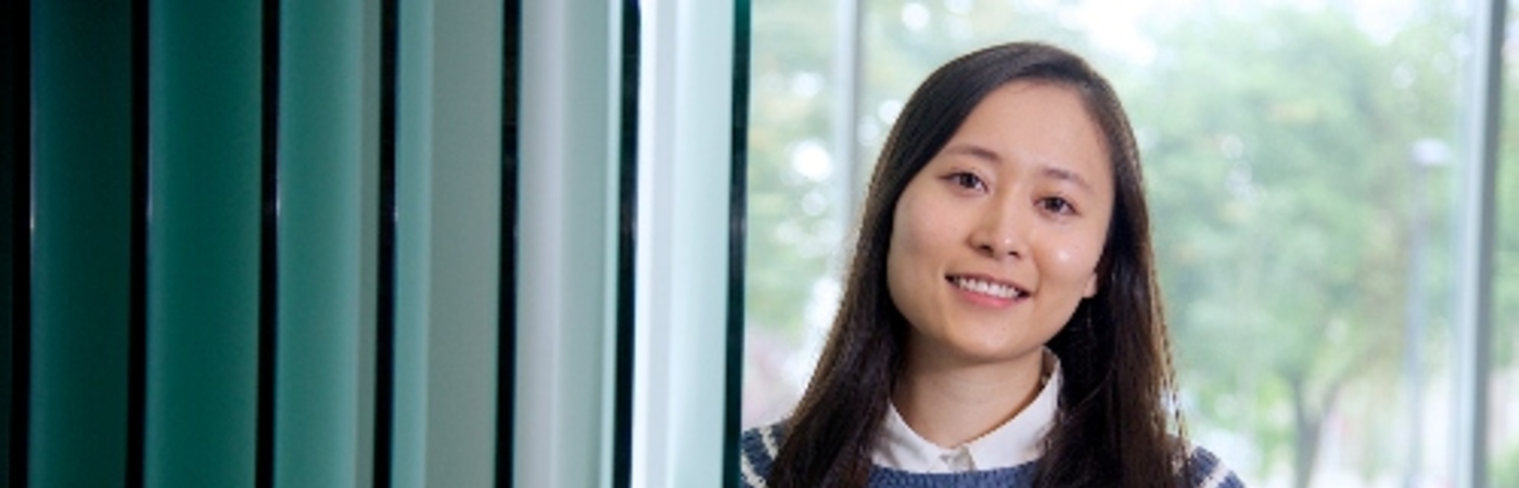 Female student smiling.